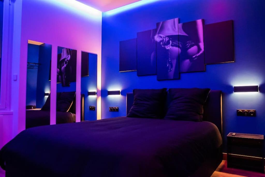 Blue Night - Jacuzzi - Bord De Seine Lägenhet Corbeil-Essonnes Exteriör bild