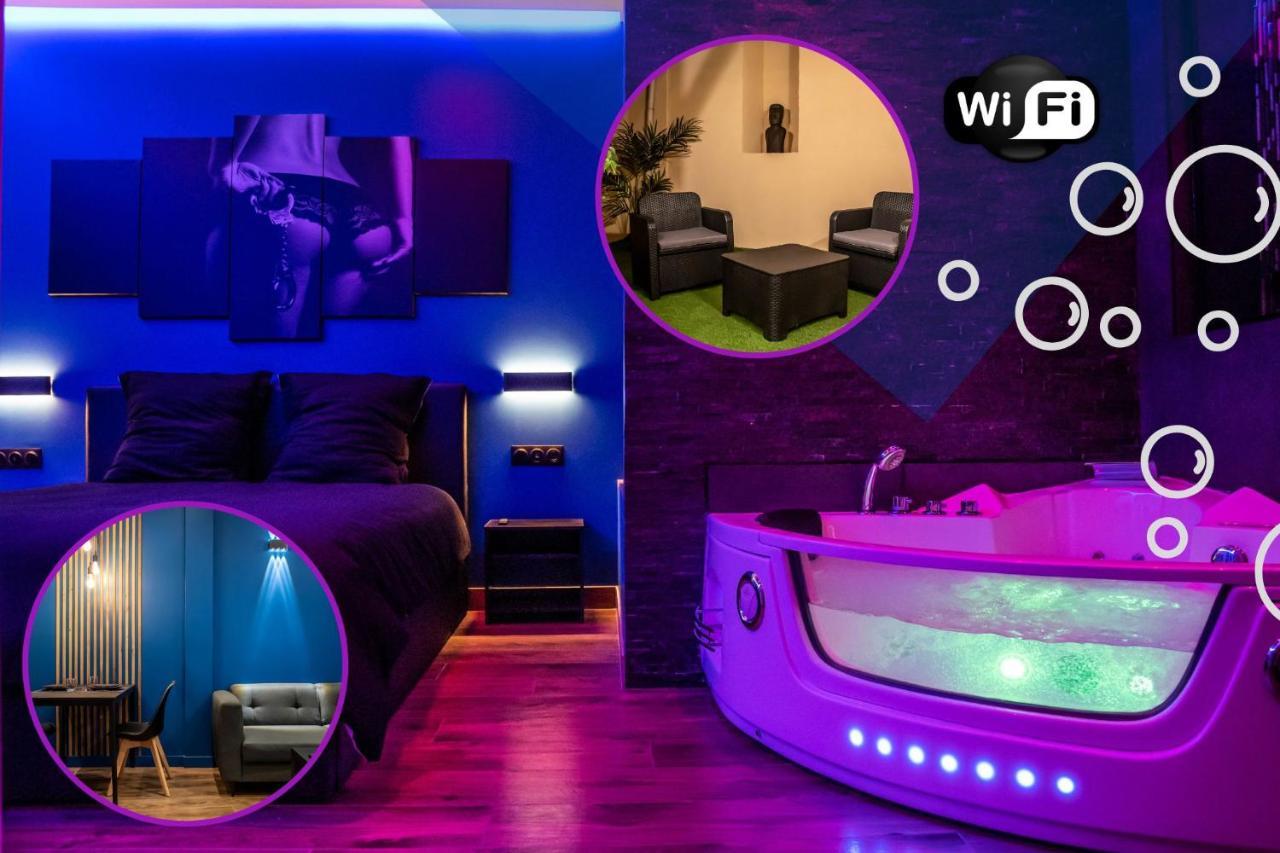 Blue Night - Jacuzzi - Bord De Seine Lägenhet Corbeil-Essonnes Exteriör bild